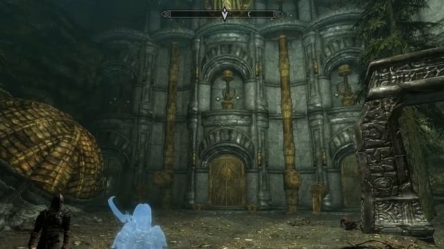 TESV: Skyrim. Как открыть дверь в сокровищницу в Аркнтамзе. смотреть онлайн