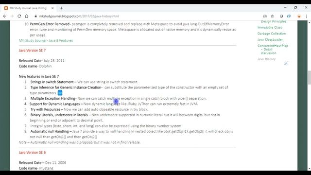 Java History | Java 1 to Java 12 Major enhancement | Key features of Java 7, Java 8, Java 9&Java 12 смотреть онлайн
