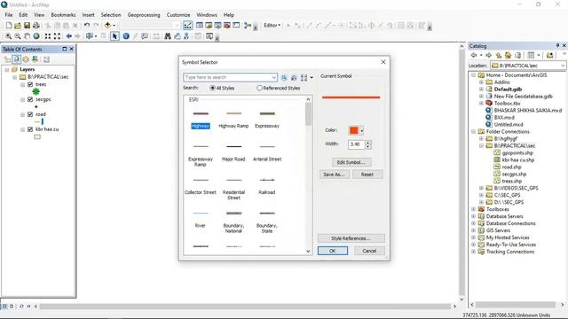 MAP MAKING IN ARC GIS USING GPS POINTS смотреть онлайн