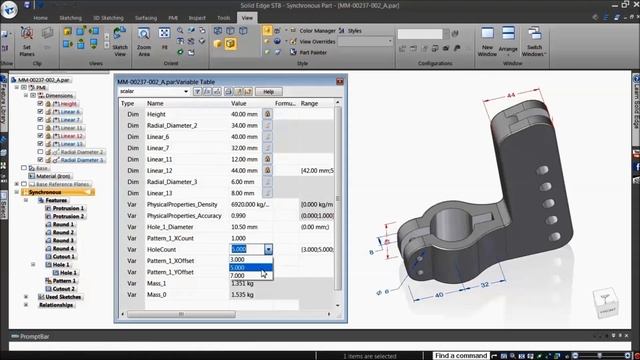 How to Use Excel to Drive Solid Edge CAD Variables смотреть онлайн