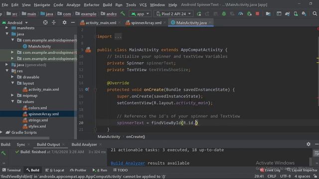 Android Spinner with source code смотреть онлайн