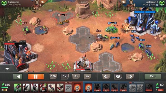 [ANDROID GAMES] C&C RIVALS Tiberium League REPLAYS Entsorger vs paflagon 2 смотреть онлайн