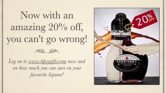 Sheridan's Coffee Layered Liqueur in the USA, exclusively from Tipsy Gifts смотреть онлайн
