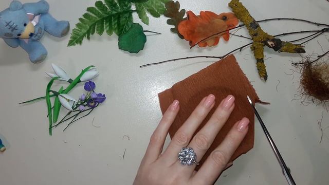 Весенняя цветочная композиция. Цветы из фоамирана - декор интерьера. #цветыизфоамирана смотреть онлайн