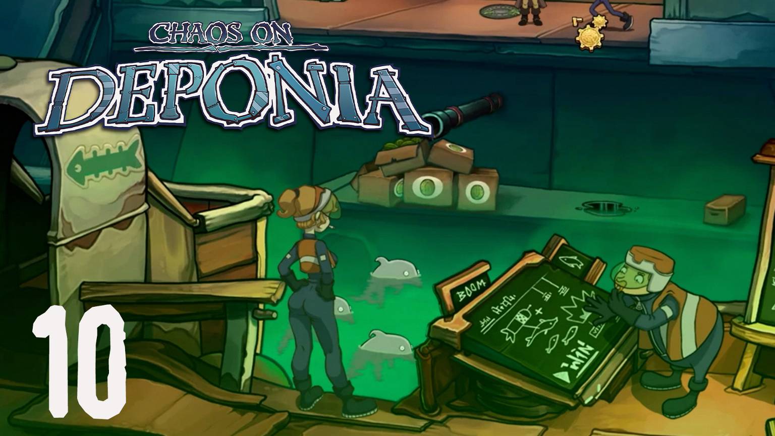 Тони защищает дельфинов - Chaos on Deponia - 10