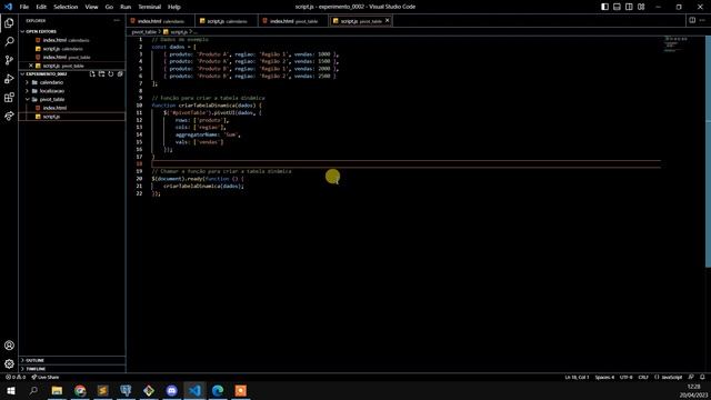 Como Criar uma Pivot Table com JavaScript | Tutorial Passo a Passo смотреть онлайн