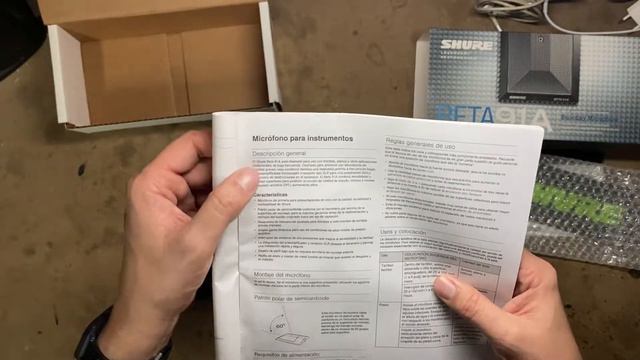 Shure beta 91a unboxing desempaquetado castellano español смотреть онлайн