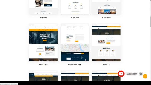 Facdori - Factory and Industrial Business WordPress Theme смотреть онлайн