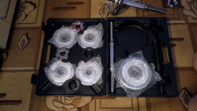 Разборные Гантели Andy на 9 КГ каждая (18 КГ всего). смотреть онлайн