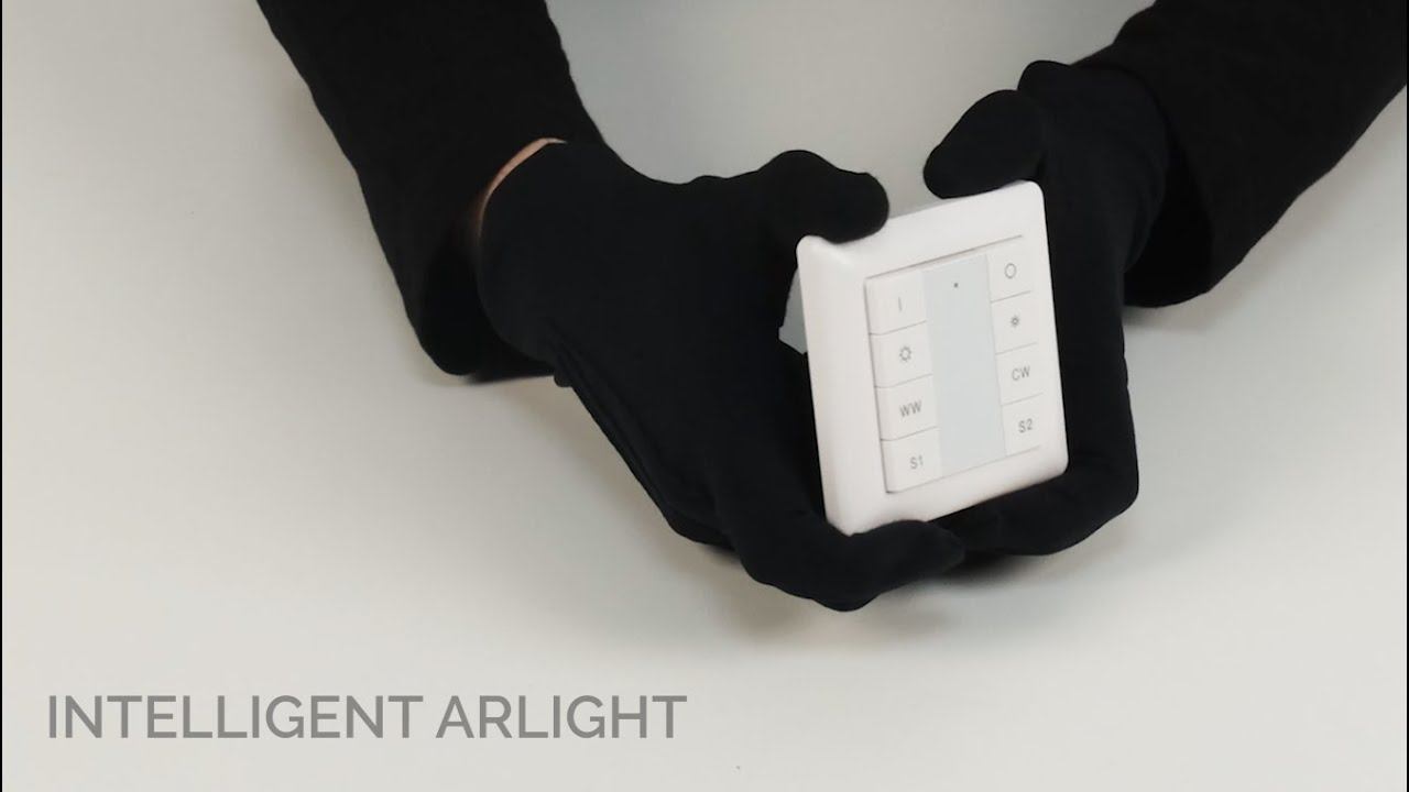 Встраиваемая настенная панель INTELLIGENT ARLIGHT для управления светом по протоколу DALI смотреть онлайн