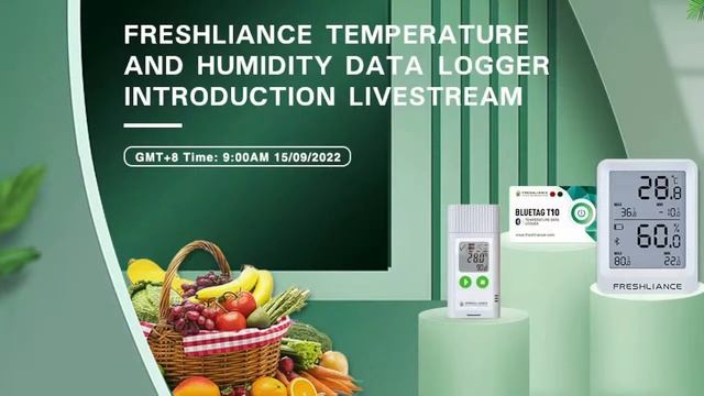 Freshliance Temperature and Humidity Data Logger Introduction Livestream смотреть онлайн