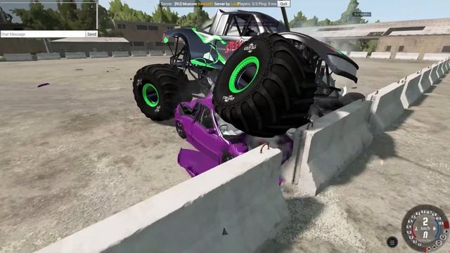 Мультиплеер В БИМКЕ | Дерби На БИГФУТАХ - BeamMP