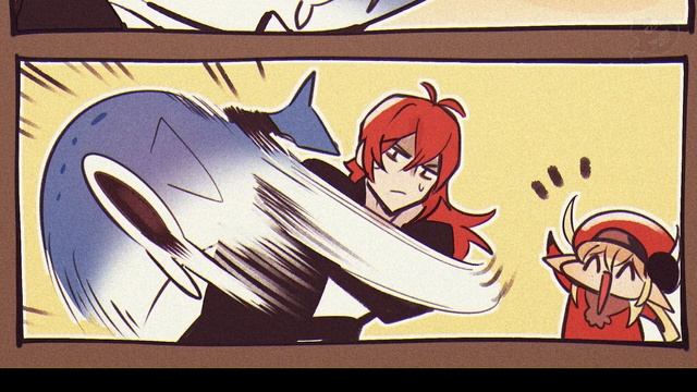 [Genshin Impact #10] Райден и Сара [SilverTatsu] - Rus Comics Dub