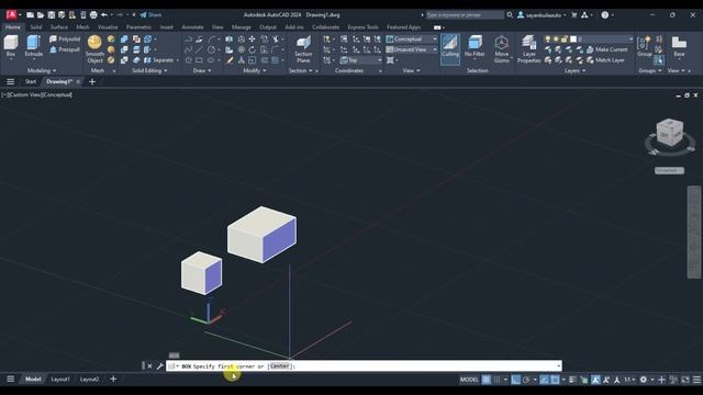 AutoCAD 3D Modeling Tutorial for Beginners | AutoCAD Bangla Tutorial Class 1 | AutoCAD 2024 tutoria смотреть онлайн
