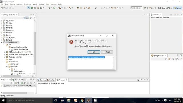 Server Tomcat Server at localhost failed to start.(Fully Explained) | Eclipse | Apache Tomcat смотреть онлайн