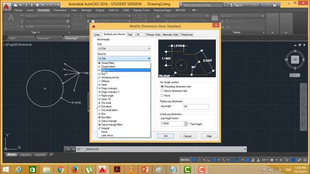 AutoCAD - Dimension style смотреть онлайн