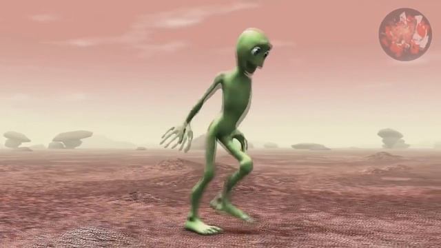 Танцующий зелёный человек)