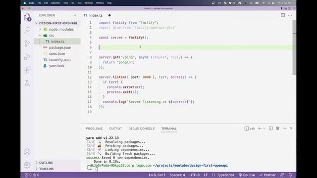 Building an API using design first approach смотреть онлайн