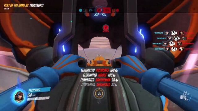 D.va potg on american server ( nice teamwork with pharah) смотреть онлайн