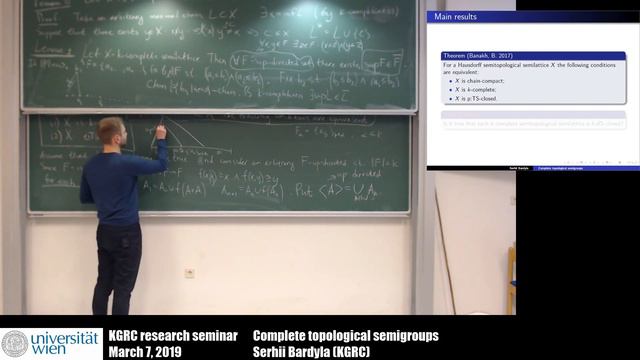 Serhii Bardyla - Complete topological semigroups смотреть онлайн