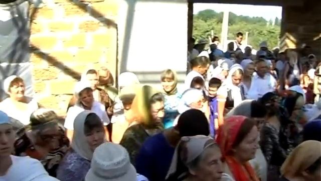 Божественная Литургия на храмовый праздник 9 августа 2014г.