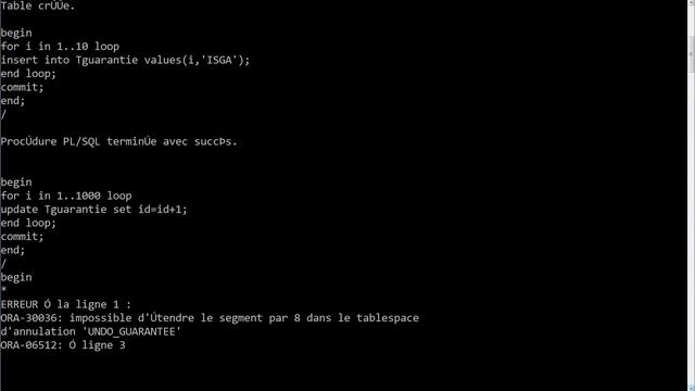 Flashback Oracle 11gR2 : Retention guarantee Chaîne SNINEH смотреть онлайн