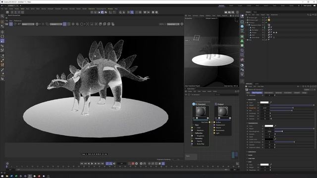 Cinema 4d 2023: Redshift Standard Material and Easy SSS (Sub Surface Scattering)! смотреть онлайн