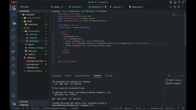 Part-3: Implementing Google Authentication in Your React Firebase Image Generation App смотреть онлайн