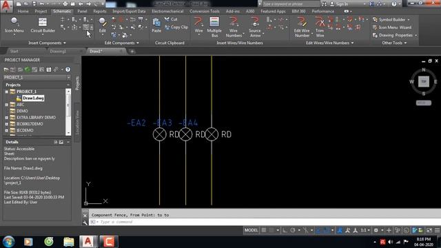 5 AutoCAD Electrical_ Thêm và chỉnh sửa linh kiện смотреть онлайн