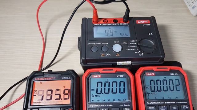 High Volt test UT61E+, UT61D+, HT118A смотреть онлайн