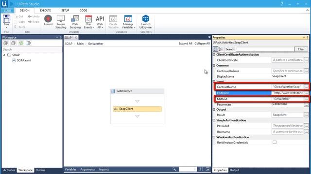 Application Integration - SOAP Web Service - Working with XML - UiPath Studio смотреть онлайн