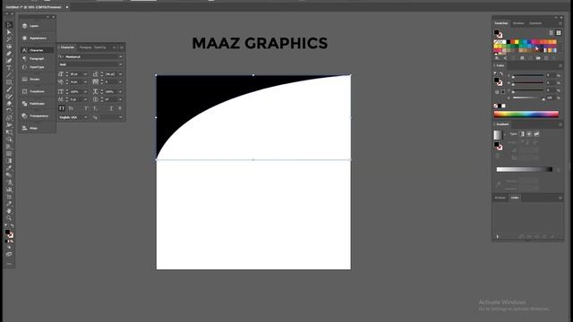 How to use Type Tool in Adobe Illustrator l Learning 7 l Adobe Illustrator course Urdu-हिंदी смотреть онлайн