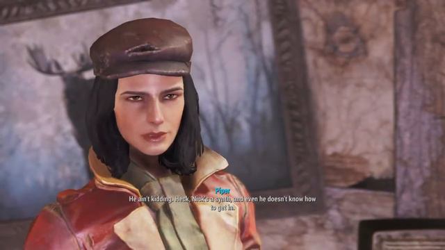 Piper "He ain't kidding. Heck, Nick's a synth and even he doesn't know how to get in." смотреть онлайн