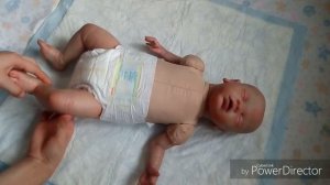 Вечерний уход за куклой реборн/как ухаживать за куклой реборн/reborn doll/видео с реборном