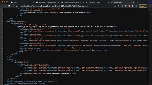 Add Bootstrap Contact Page to ExpressionEngine Templates | Video 5 смотреть онлайн