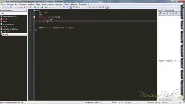 PHP - Function Kullanımı ve Değişkenlerin Kullanımı смотреть онлайн