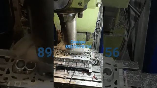 фрезеровка плоскости гбц на расточном станке 2е смотреть онлайн