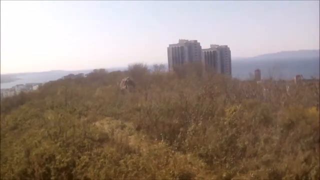 Владивосток с вершины сопки Торопова, 13.10.2019. смотреть онлайн