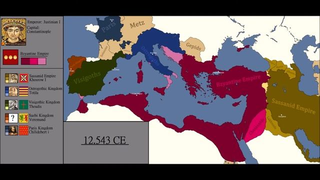 Justinian's Wars of Reconquest - Every Month смотреть онлайн