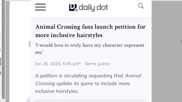 WHITE PEOPLE CAN'T USE THESE ANIMAL CROSSING HAIRSTYLES // TWITTER (Art rant) смотреть онлайн