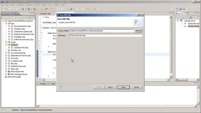 Programowanie obiektowe w języku PHP5 / Moduł 7. Testowanie jednostkowe / Cz. 2 смотреть онлайн