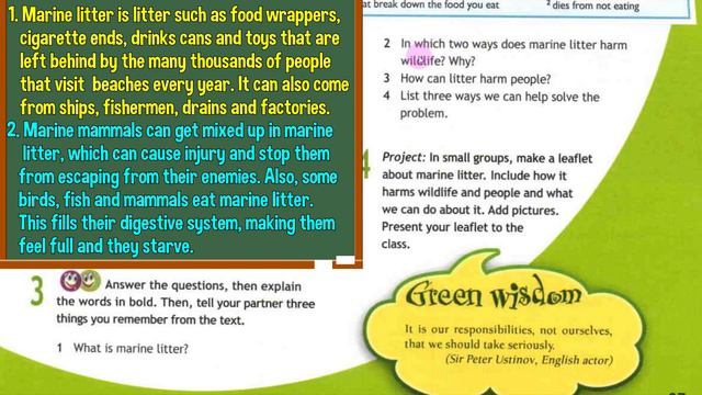Spotlight 10 Going Green 5. Marine Litter смотреть онлайн