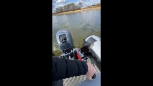 Yamaha 9.9 (15), RiverBoats RB- 330 (НДНД). Обзор, спуск на воду, запуск и обкатка мотора на Озерне