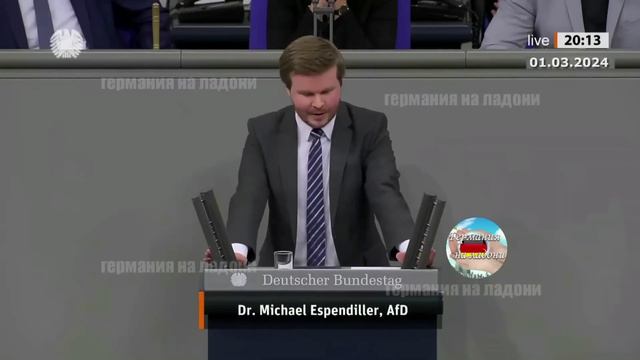 Альтернатива для Германии AfD. Мартин Рейхардт и Эспендиллер сводят счеты с Шольцем и Хабеком! смотреть онлайн