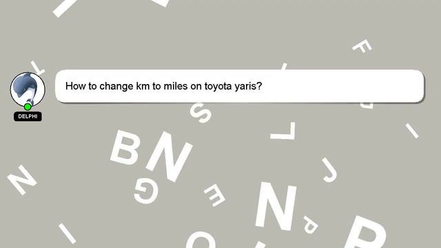 How to change km to miles on toyota yaris? смотреть онлайн