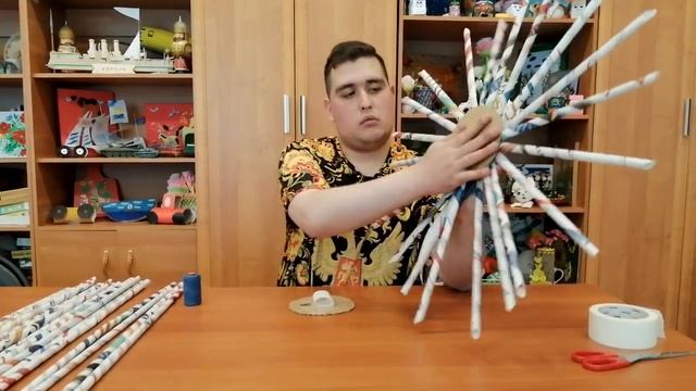 26.05.2020Г. Видео занятие:Сплетём корзинку из газетных трубочек. Занятие для людей стар. возраста смотреть онлайн