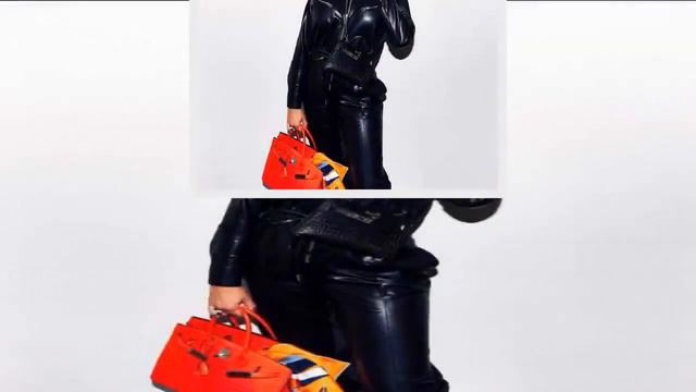 Boom de la moda de Georgina Rodríguez y Pampita con un look de cuero con un acabado general en negr смотреть онлайн