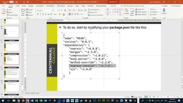 COMP308 - W2019 - Lesson 3 - Part 3 - ExpressJS with Bootstrap смотреть онлайн