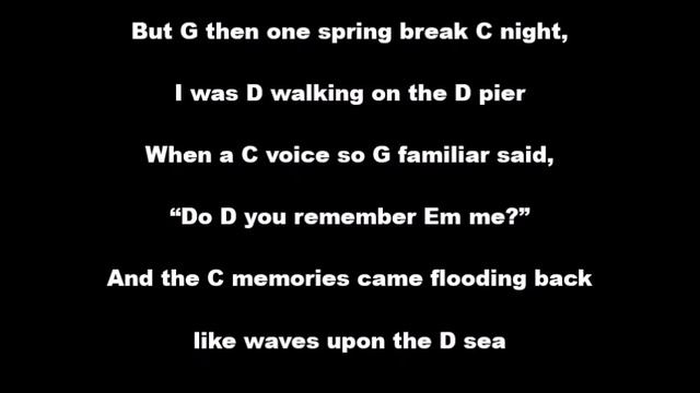 We Danced In The Sand (chords) vup смотреть онлайн