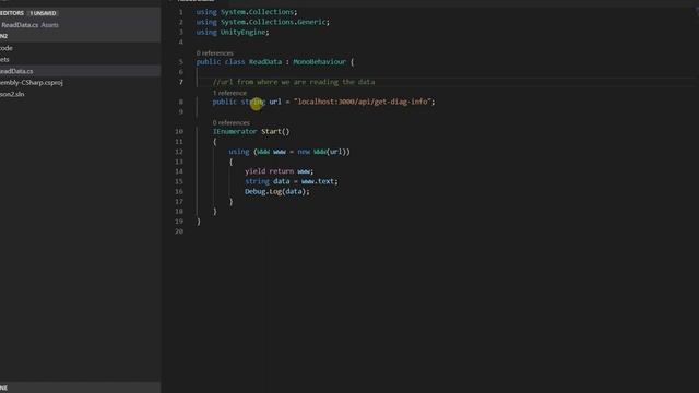 Read Data from URL Unity смотреть онлайн